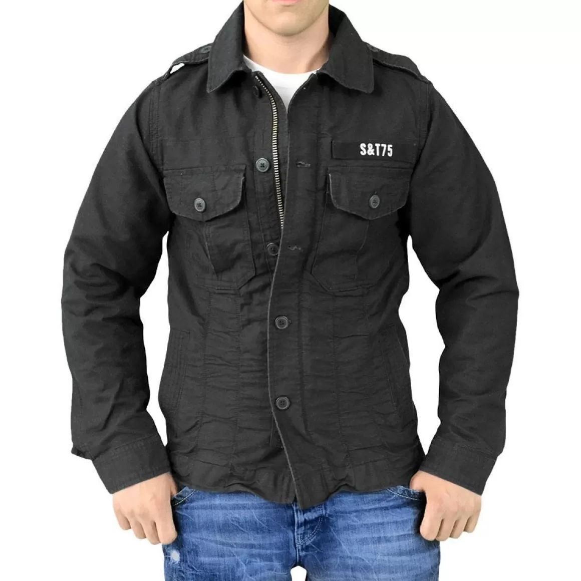 Surplus Jackets & Coats> Heritage Vintage Jacket Black