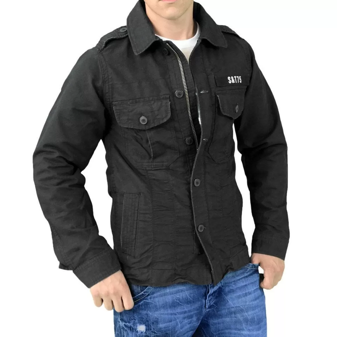 Surplus Jackets & Coats> Heritage Vintage Jacket Black