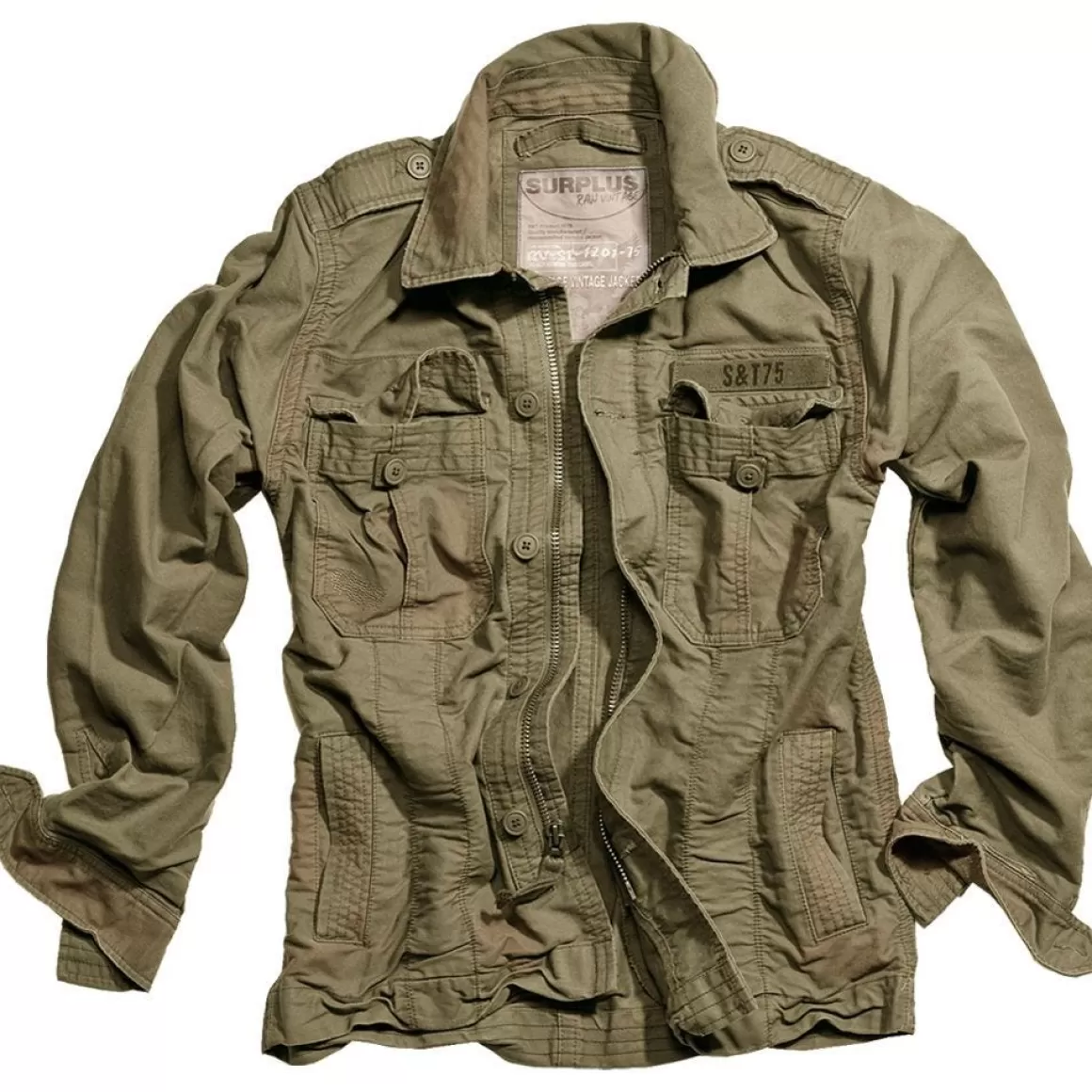 Surplus Jackets & Coats> Heritage Vintage Jacket Olive