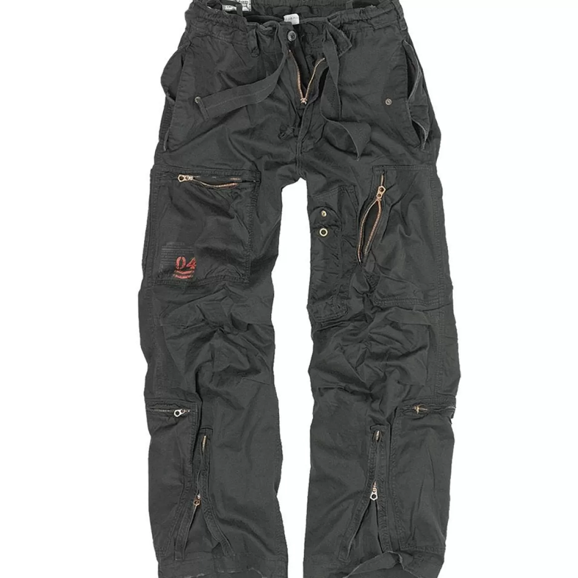 Surplus Trousers> Infantry Cargo Trousers Black