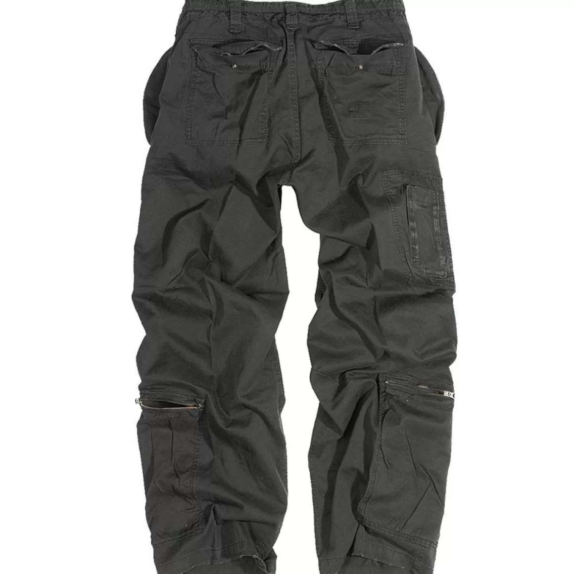 Surplus Trousers> Infantry Cargo Trousers Black