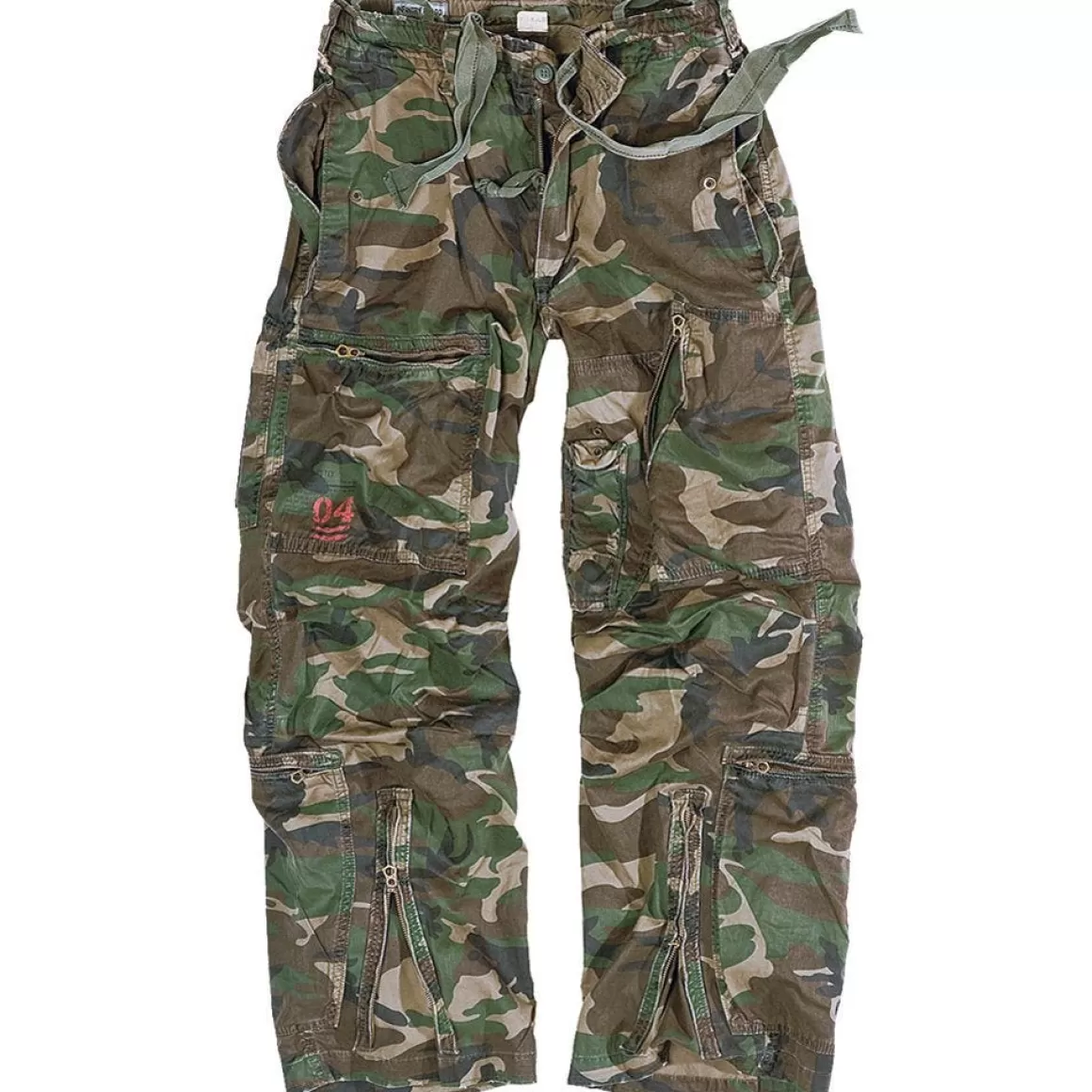 Surplus Trousers> Infantry Cargo Trousers Woodland