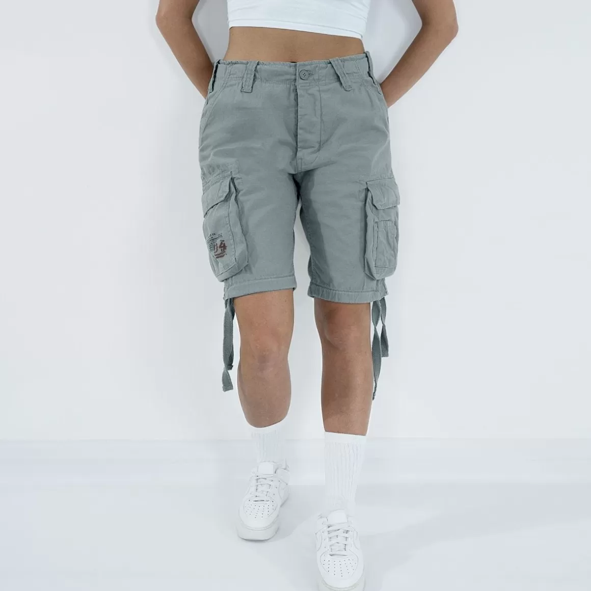 Viper Shorts>Surplus Ladies Airborne Vintage Shorts Grey