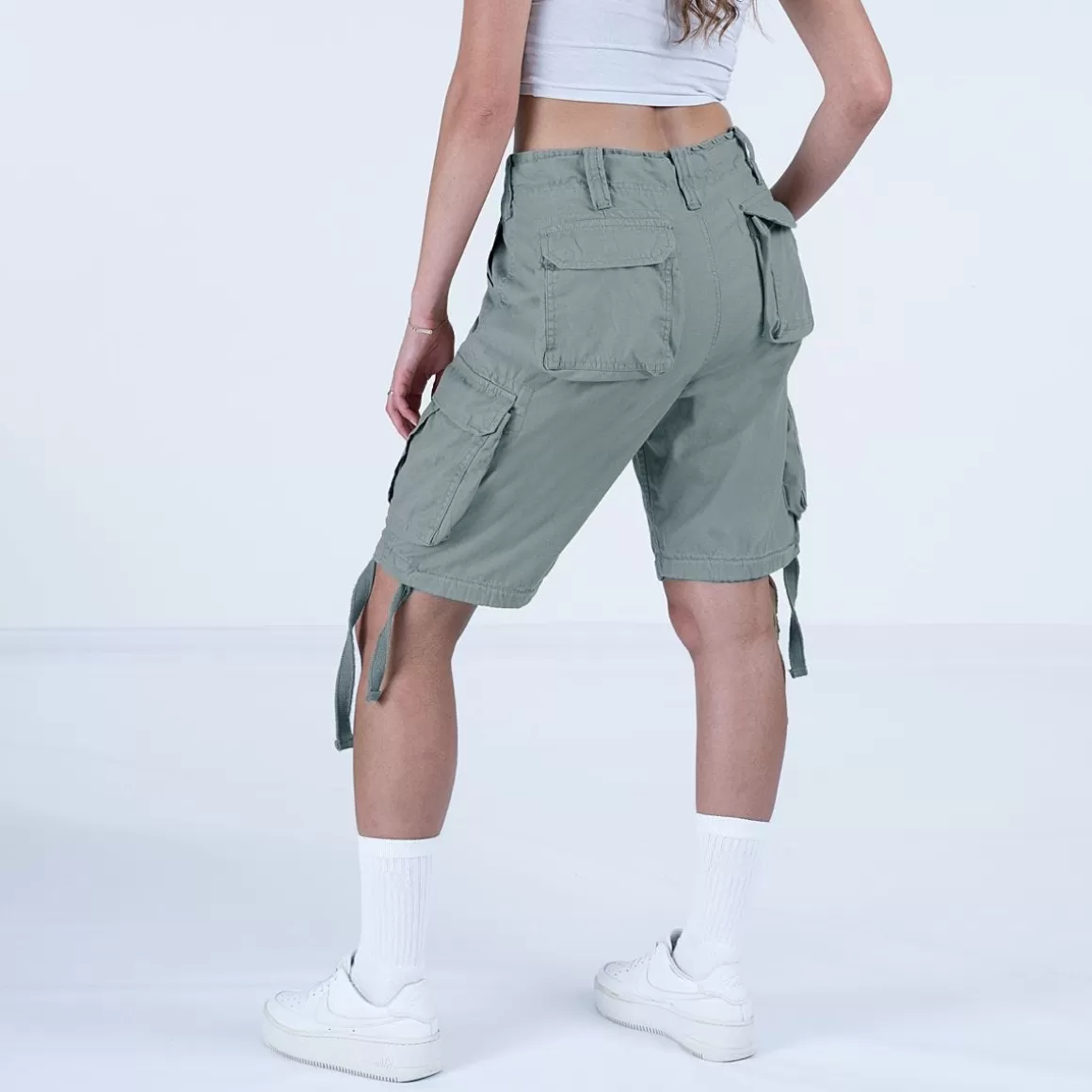 Viper Shorts>Surplus Ladies Airborne Vintage Shorts Grey