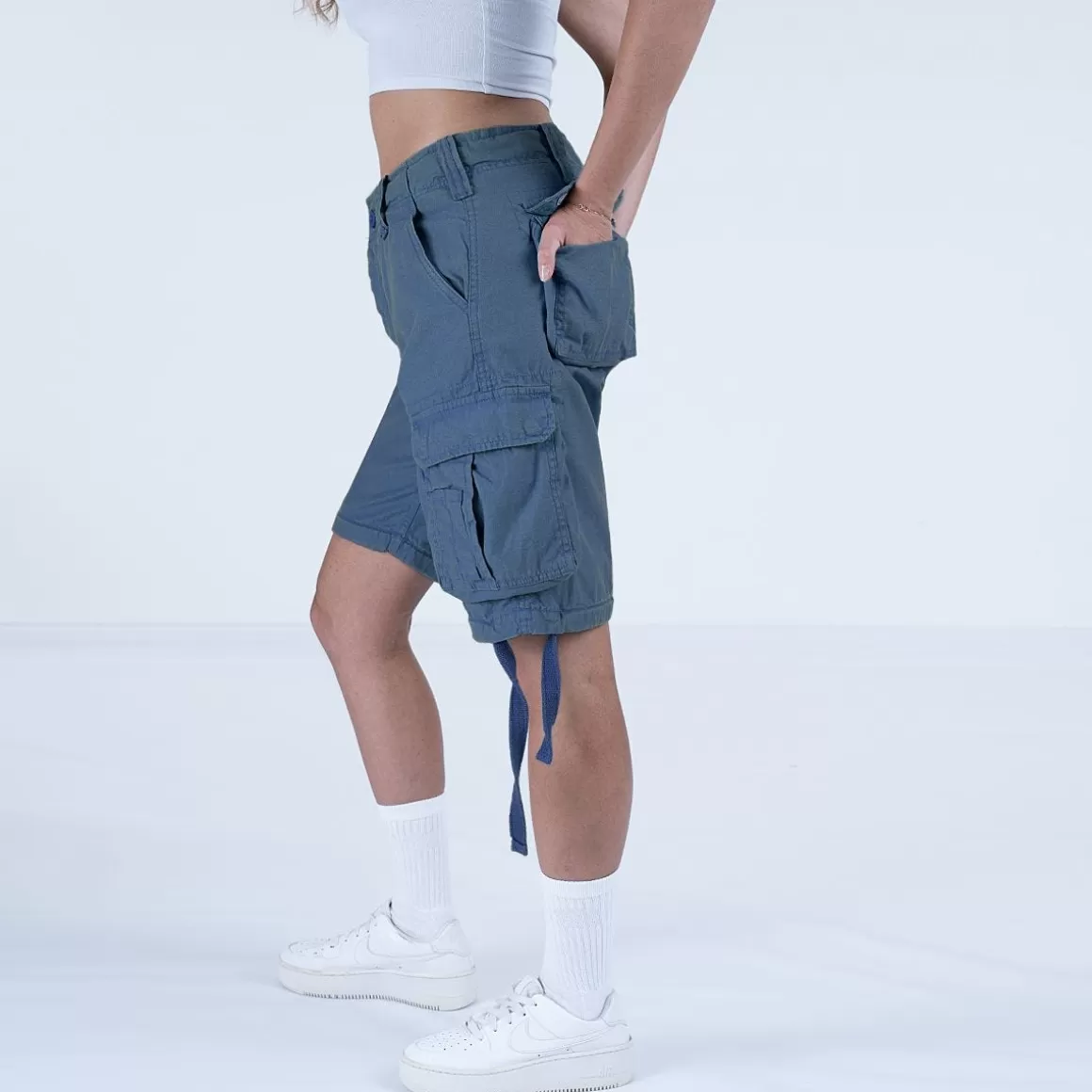 MFH Shorts>Surplus Ladies Airborne Vintage Shorts Navy