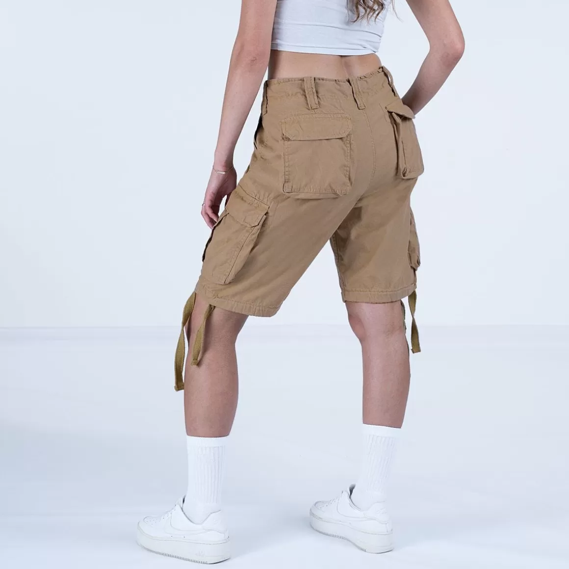 Wisport Shorts>Surplus Ladies Airborne Vintage Shorts Washed Beige