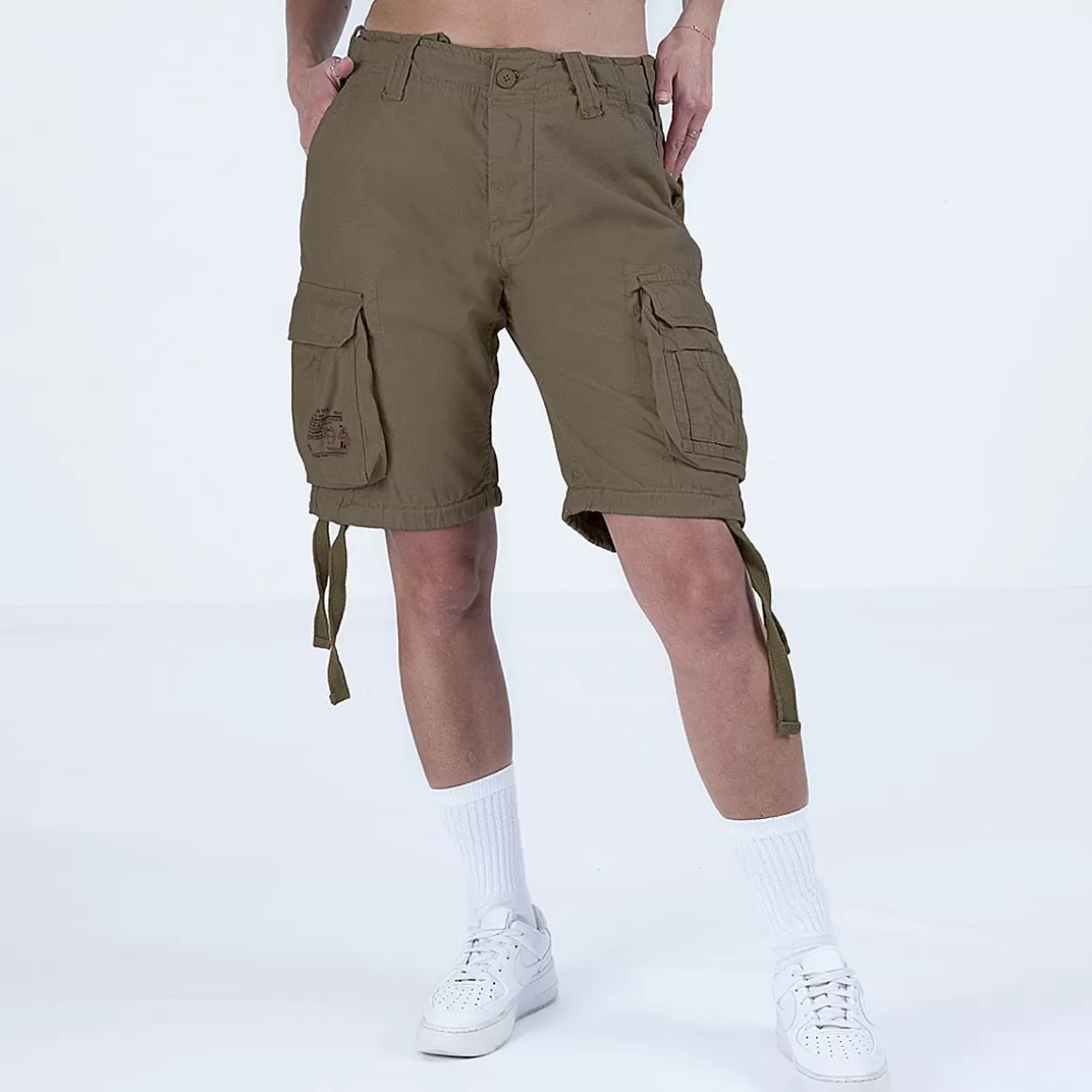 Wisport Shorts>Surplus Ladies Airborne Vintage Shorts Washed Olive