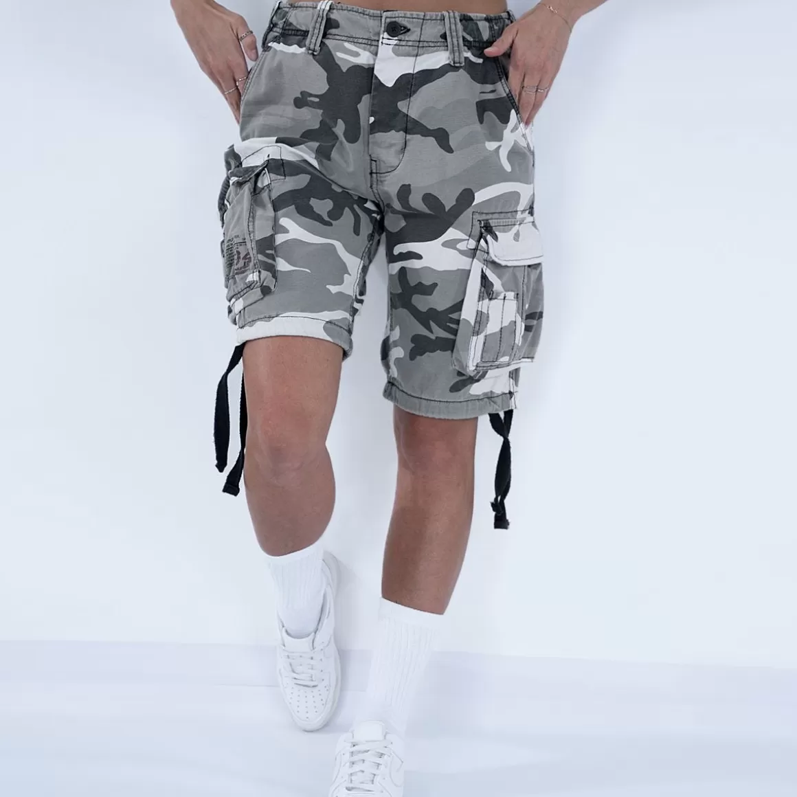 MFH Shorts>Surplus Ladies Airborne Vintage Shorts Washed Urban