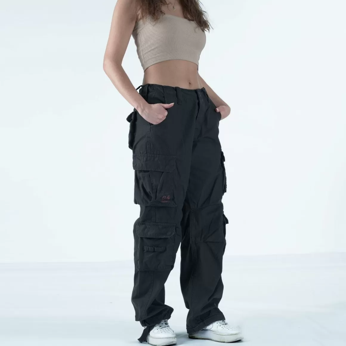 Highlander Forces Trousers>Surplus Ladies Airborne Vintage Trousers Black