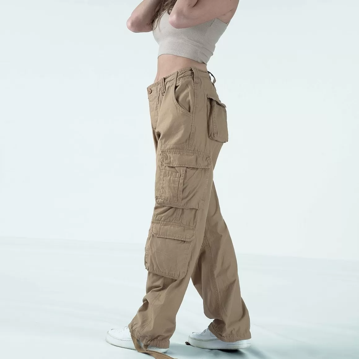 Jack Pyke Trousers>Surplus Ladies Airborne Vintage Trousers Coyote