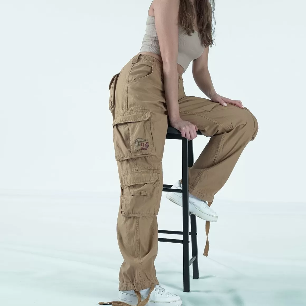 Jack Pyke Trousers>Surplus Ladies Airborne Vintage Trousers Coyote