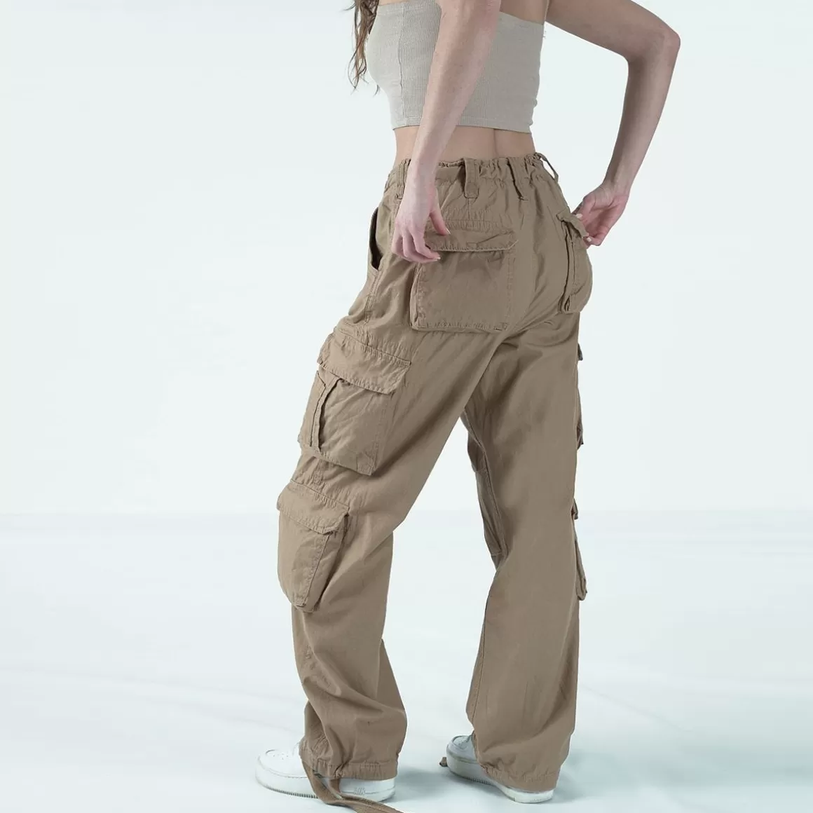 Jack Pyke Trousers>Surplus Ladies Airborne Vintage Trousers Coyote