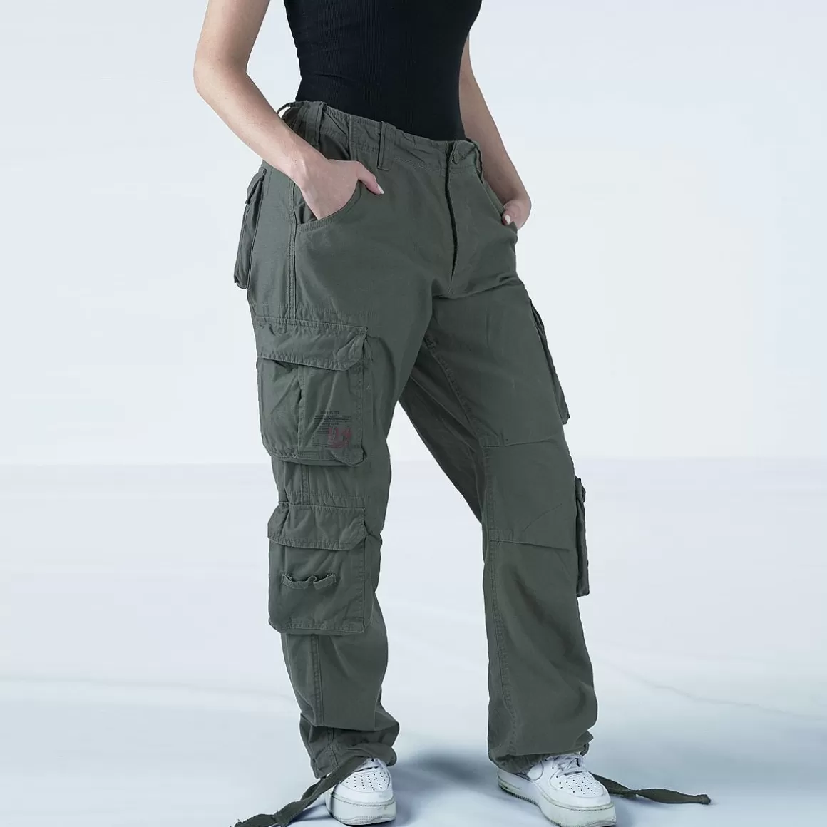 Jack Pyke Trousers>Surplus Ladies Airborne Vintage Trousers Olive