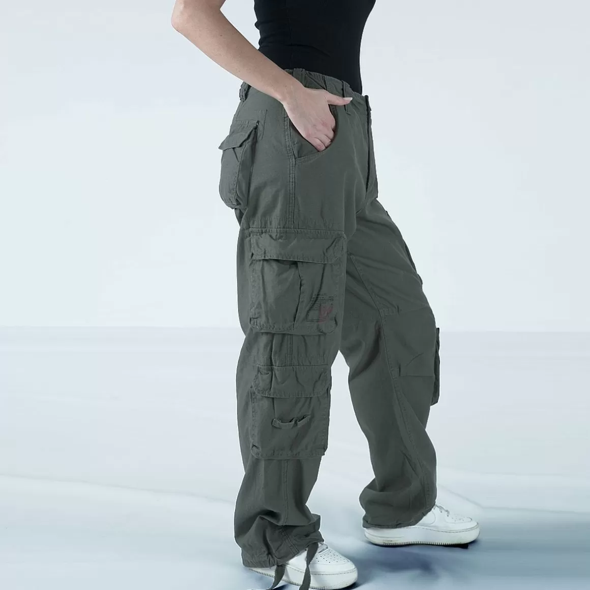 Jack Pyke Trousers>Surplus Ladies Airborne Vintage Trousers Olive
