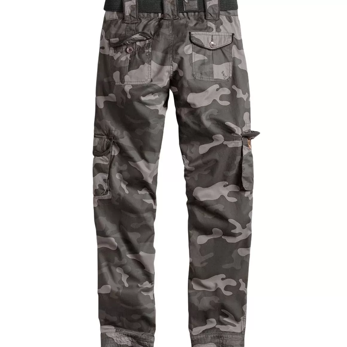 Pentagon Trousers>Surplus Ladies Premium Trousers Slimmy Black Camo