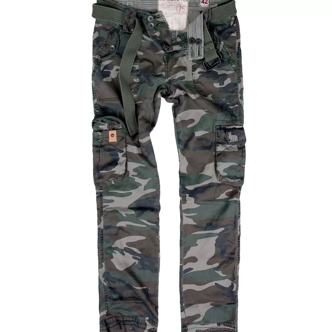 Jack Pyke Trousers>Surplus Ladies Premium Trousers Slimmy Woodland Camo