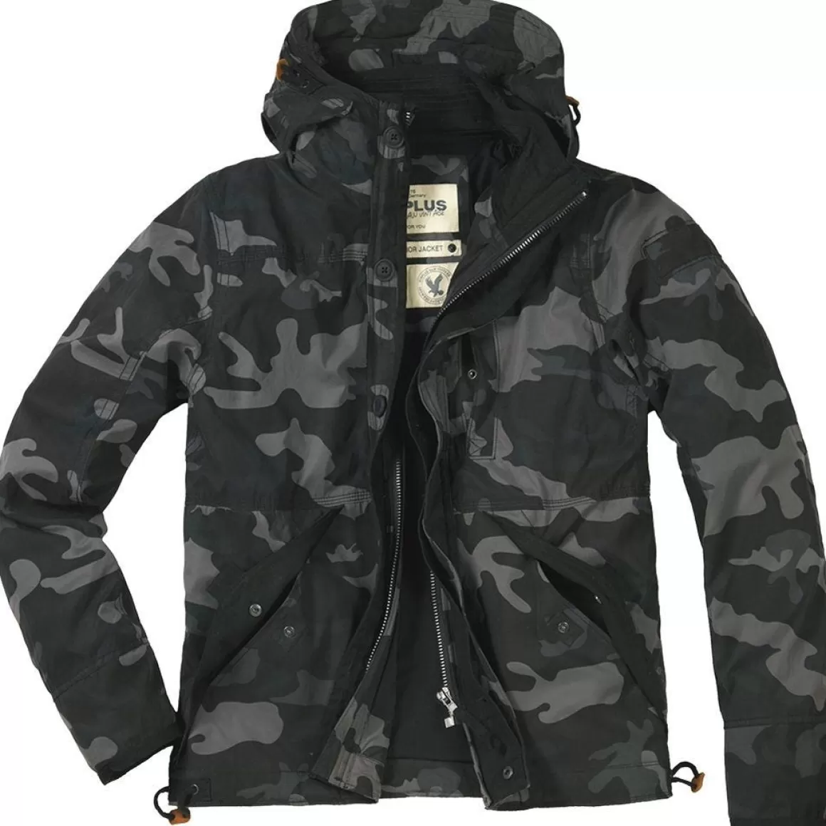 Surplus Jackets & Coats> New Savior Jacket Black Camo