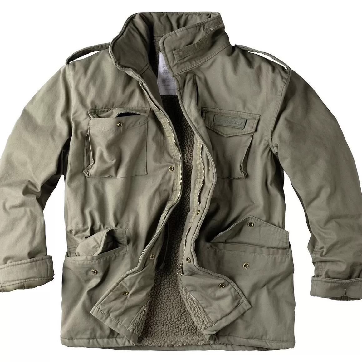 Surplus Jackets & Coats> Paratrooper Winter Jacket Olive Washed