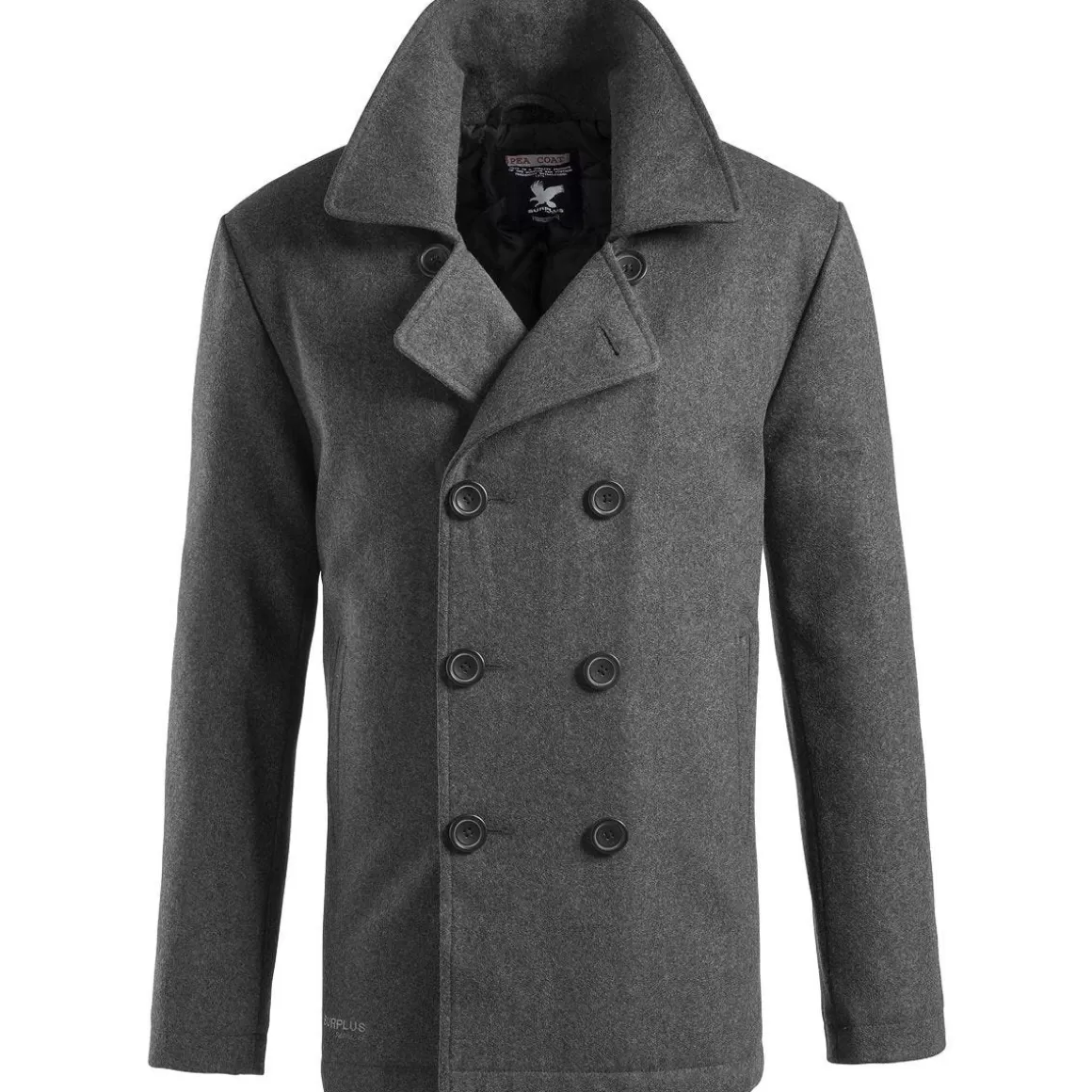 Surplus Jackets & Coats> Pea Coat Anthracite