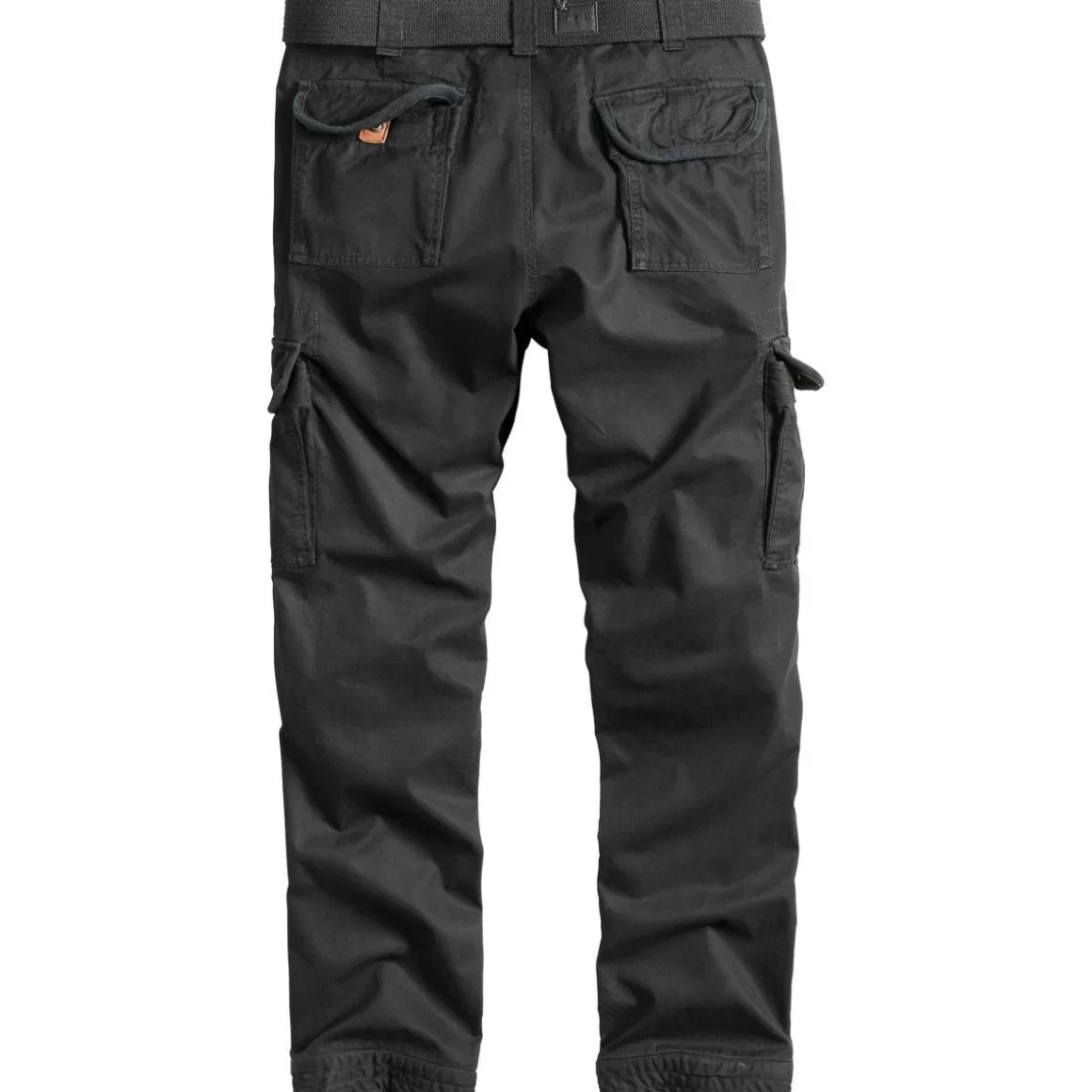 Surplus Trousers> Premium Slimmy Trousers Black Washed