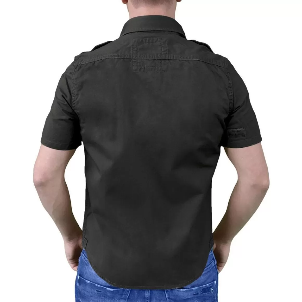Flyye Industries Shirts>Surplus Raw Vintage Short Sleeve Shirt Black
