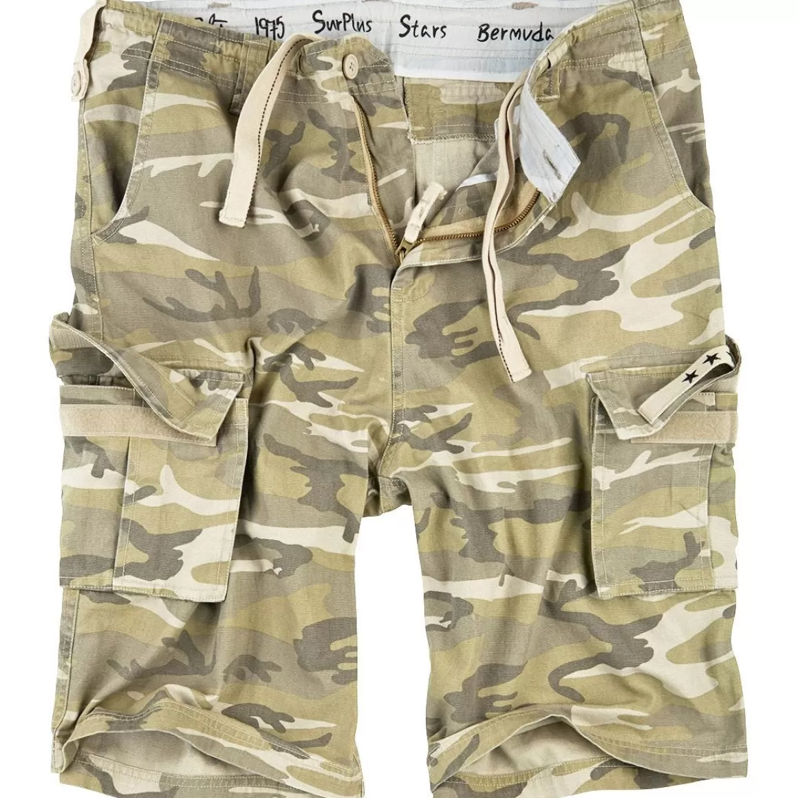 Flyye Industries Shorts>Surplus Stars Bermuda Desert Light