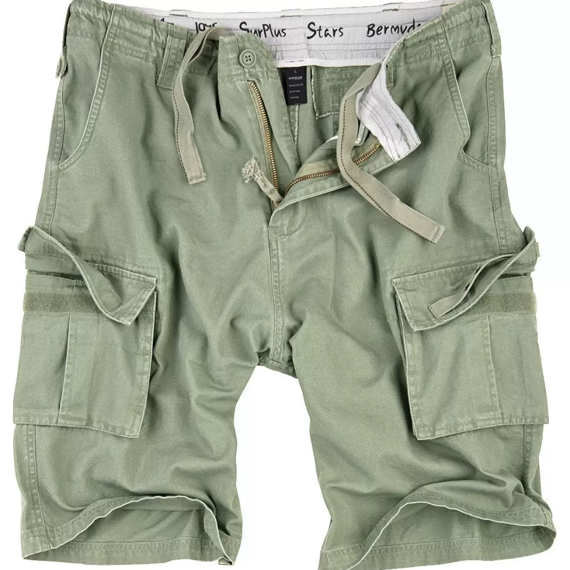 MFH Shorts>Surplus Stars Bermuda Olive Light