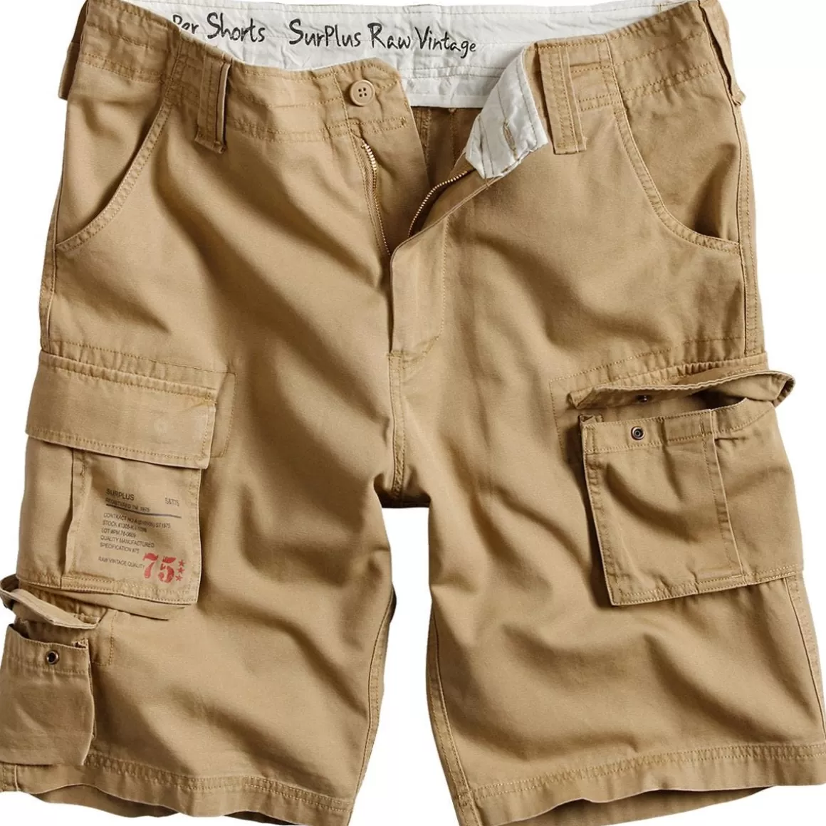 Helikon Shorts>Surplus Trooper Shorts Beige Washed