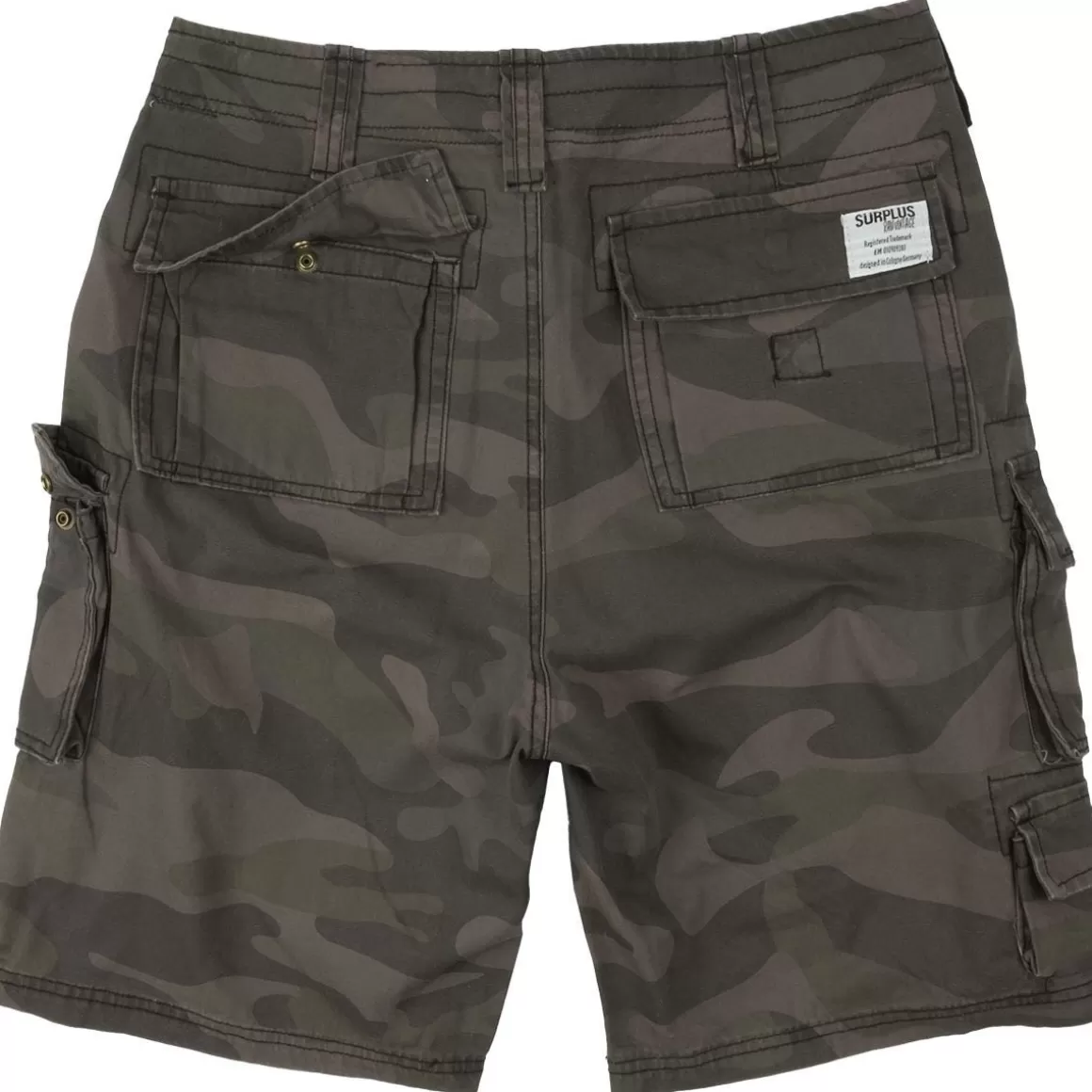 MFH Shorts>Surplus Trooper Shorts Black Camo