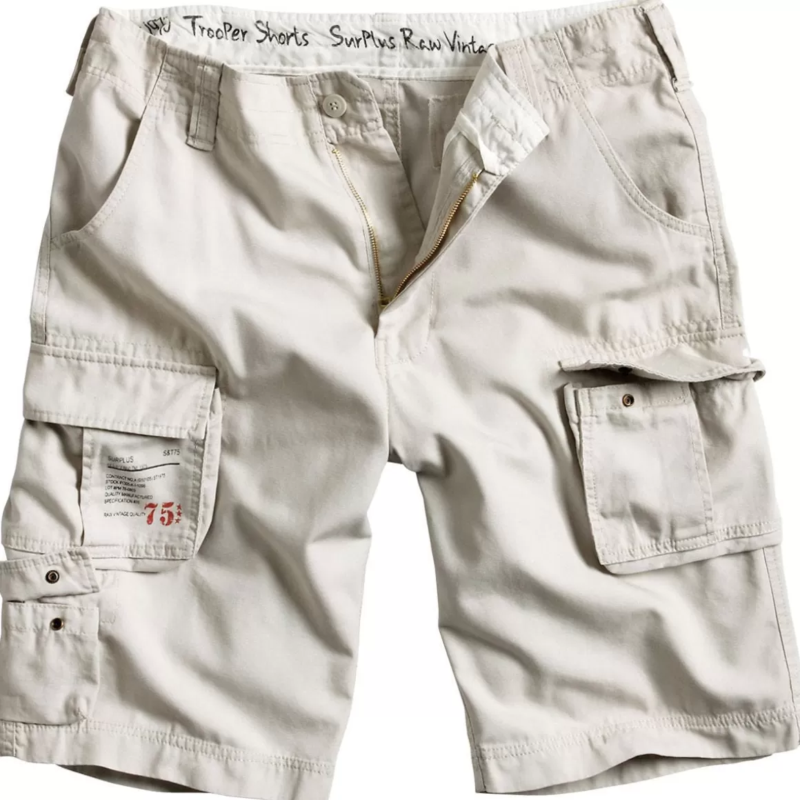 Alta Industries Shorts>Surplus Trooper Shorts Off-White