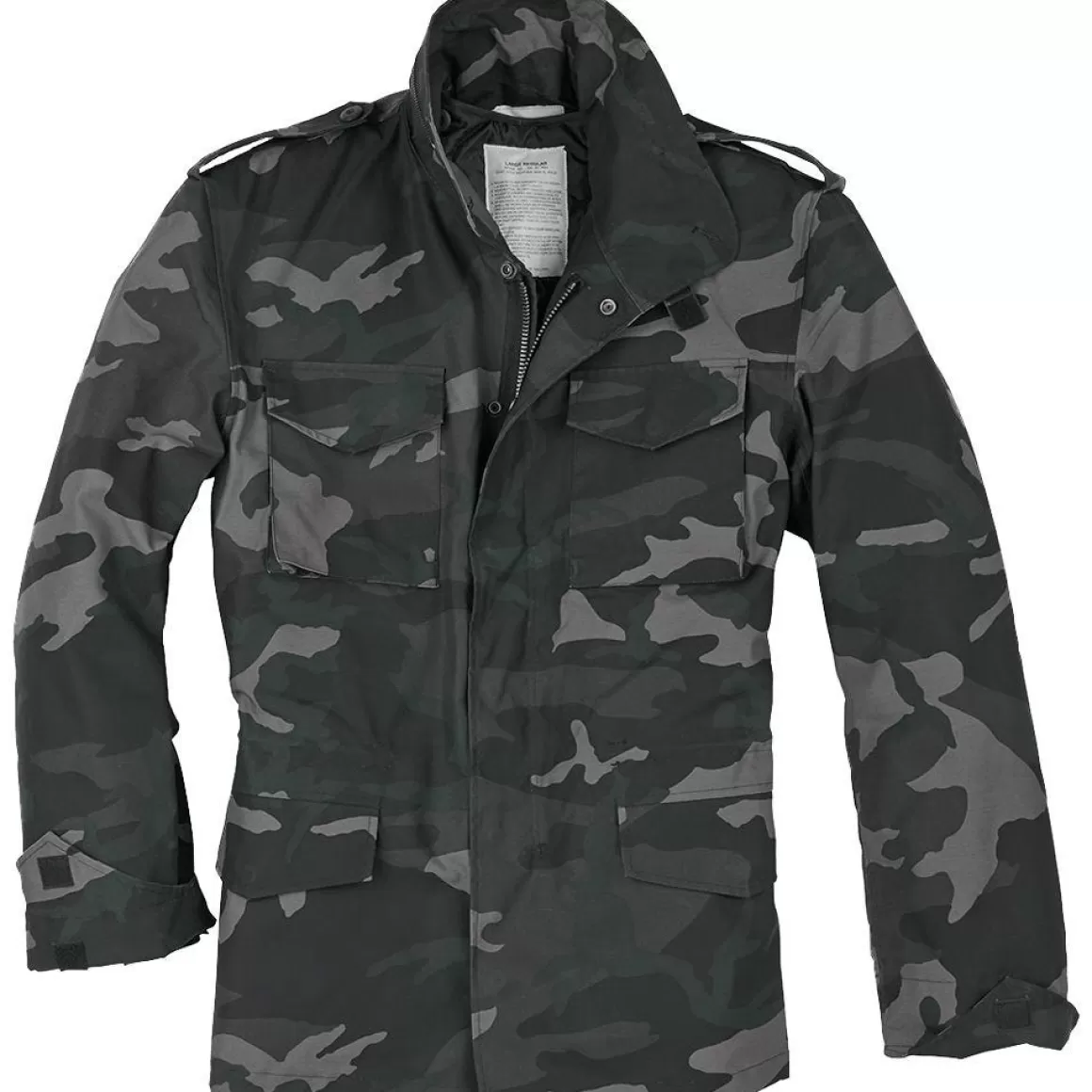 Surplus Jackets & Coats> Us Field Jacket M65 Black Camo