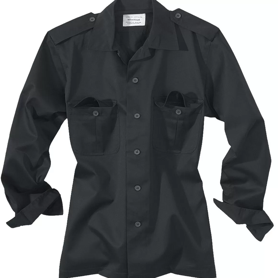 Helikon Shirts>Surplus Us Shirt Long Sleeve Navy