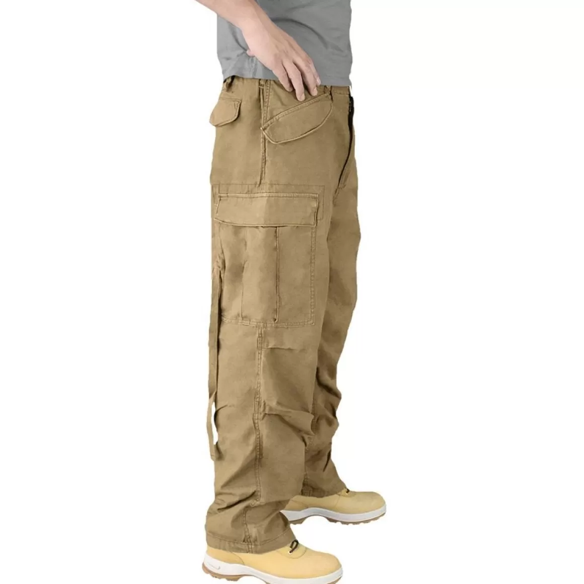 Surplus Trousers> Vintage Fatigues Trousers Coyote