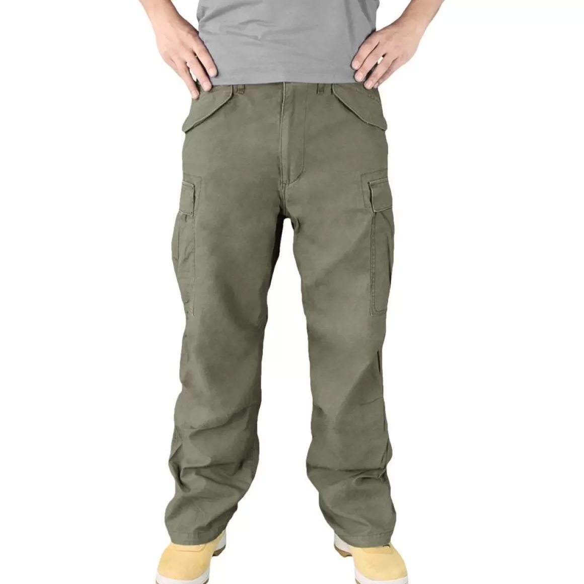 Surplus Trousers> Vintage Fatigues Trousers Olive