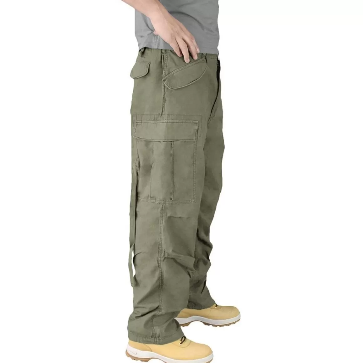 Surplus Trousers> Vintage Fatigues Trousers Olive