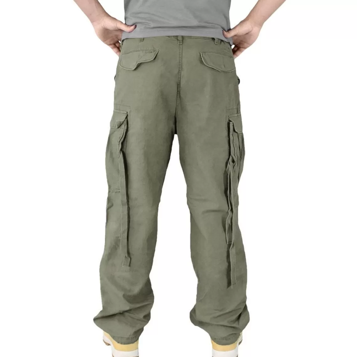 Surplus Trousers> Vintage Fatigues Trousers Olive