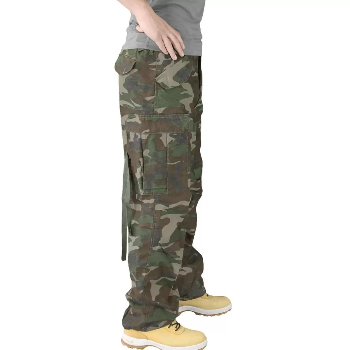 Surplus Trousers> Vintage Fatigues Trousers Woodland