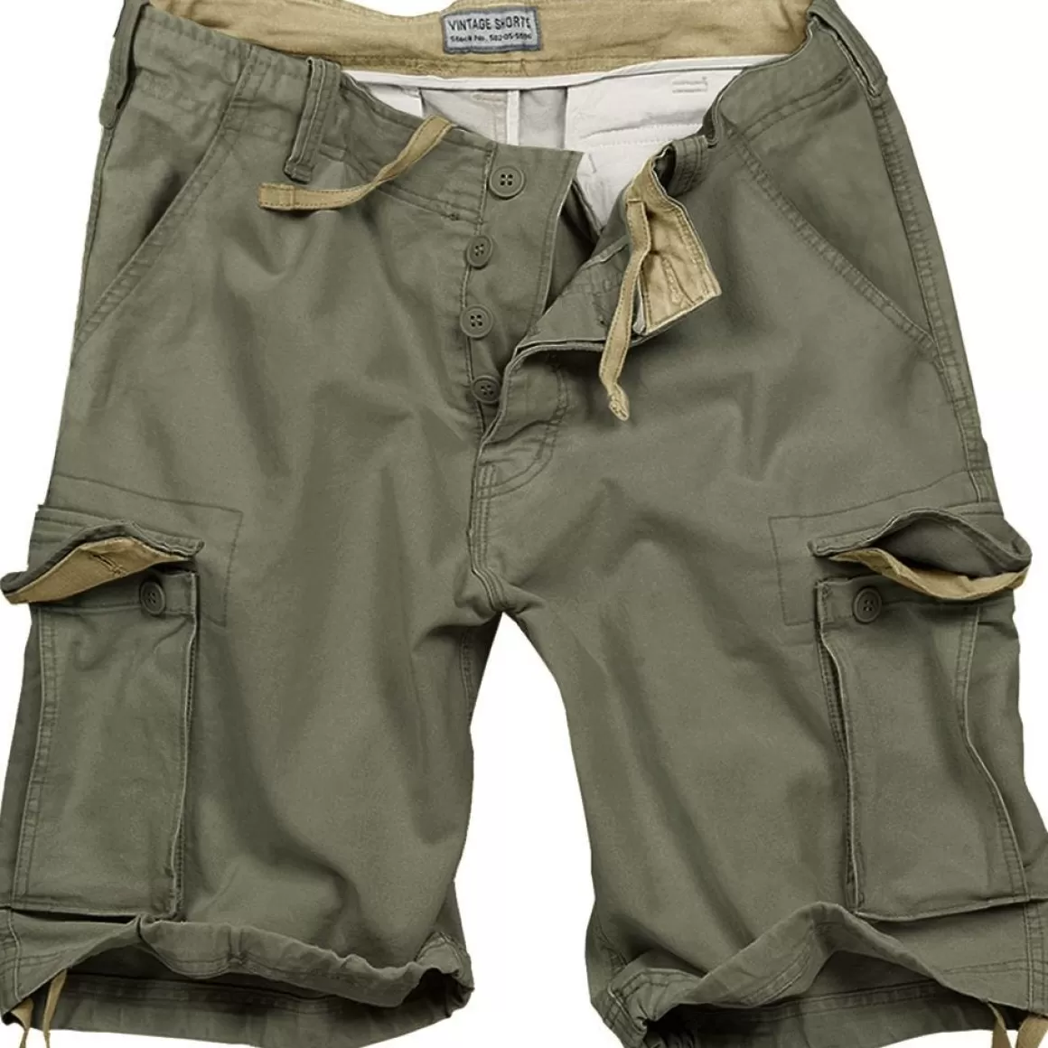 Viper Shorts>Surplus Vintage Shorts Washed Olive