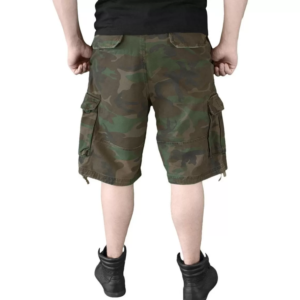 Flyye Industries Shorts>Surplus Vintage Shorts Washed Woodland