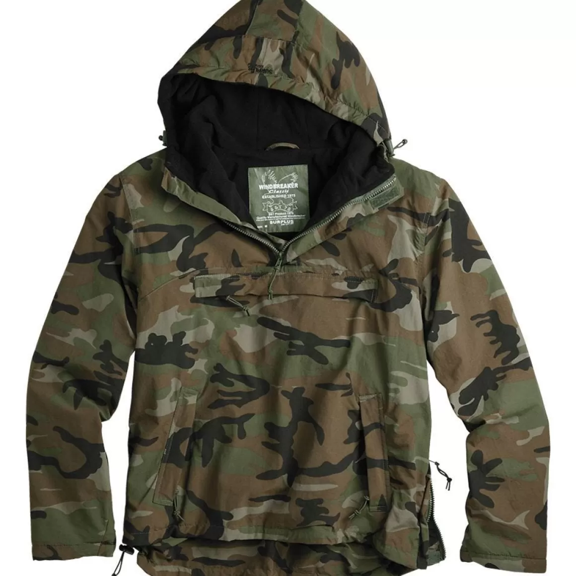 Surplus Jackets & Coats> Windbreaker Jacket Woodland