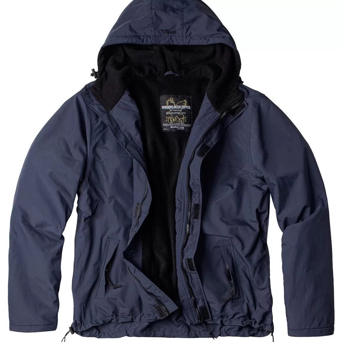 Surplus Jackets & Coats> Windbreaker With Zipper Navy