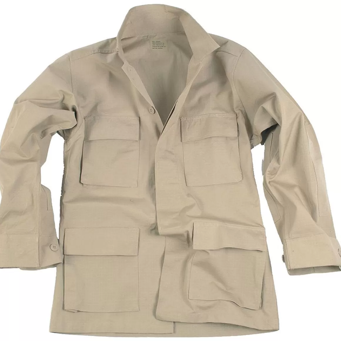 MFH Combat Uniforms>Teesar Bdu Shirt Ripstop Khaki