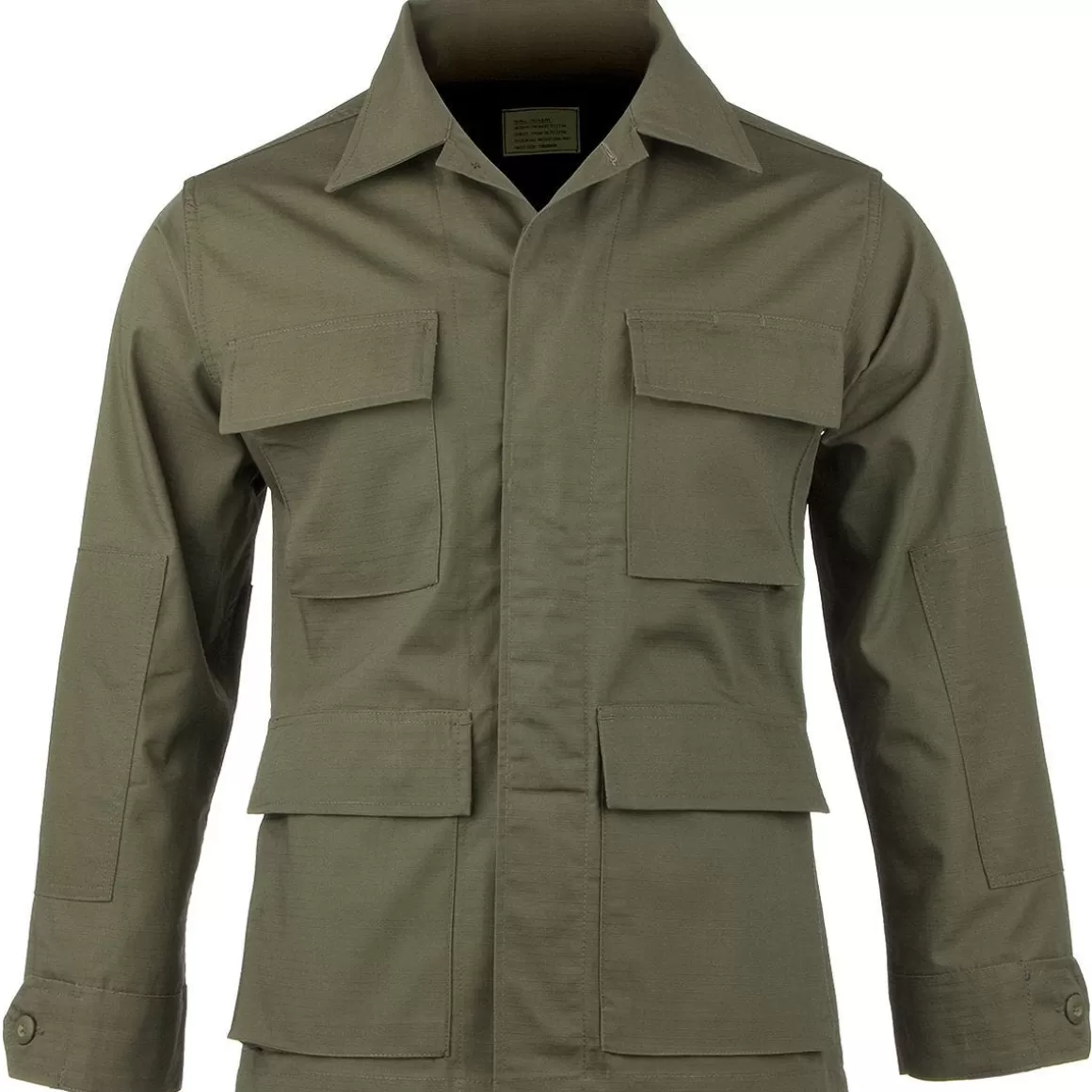 Flyye Industries Combat Uniforms>Teesar Bdu Shirt Ripstop Olive