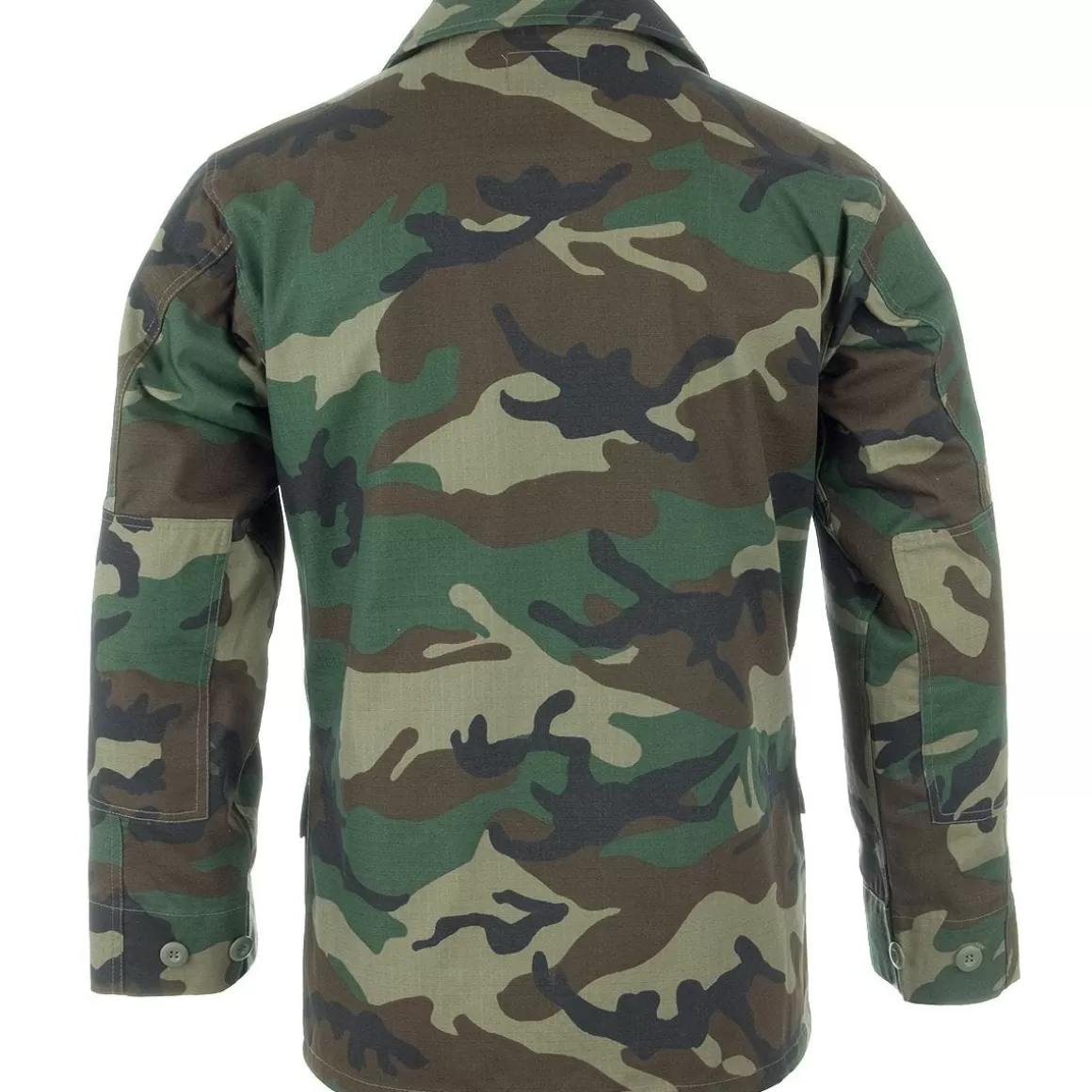 Flyye Industries Combat Uniforms>Teesar Bdu Shirt Ripstop Woodland