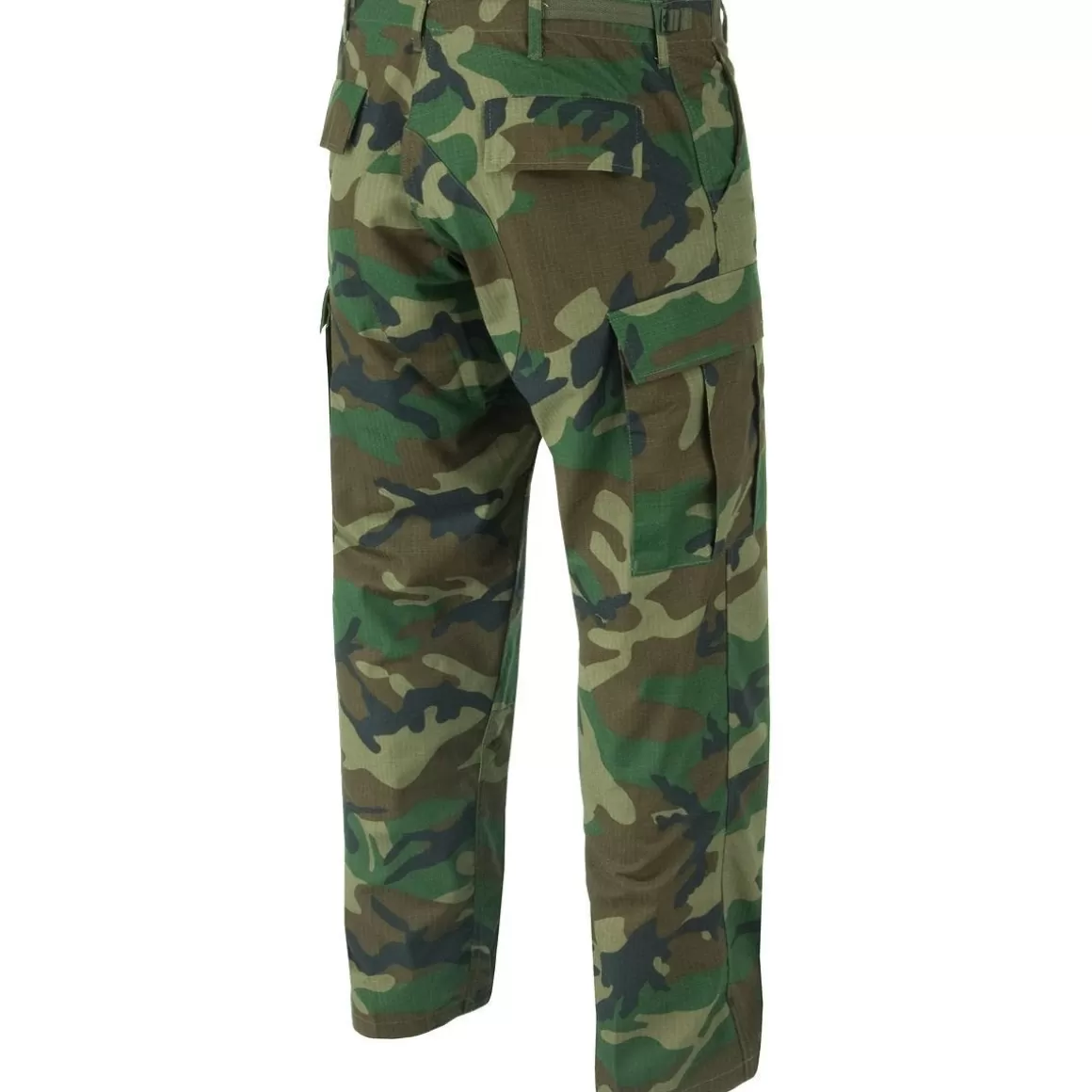 MFH Combat Uniforms>Teesar Bdu Trousers Ripstop Woodland