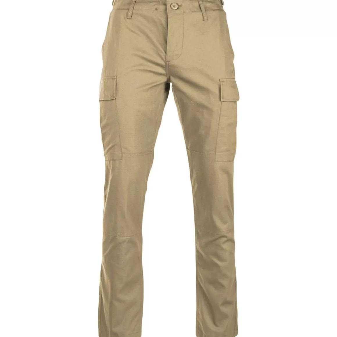 Teesar Trousers> Us Bdu Trousers Ripstop Slimfit Khaki