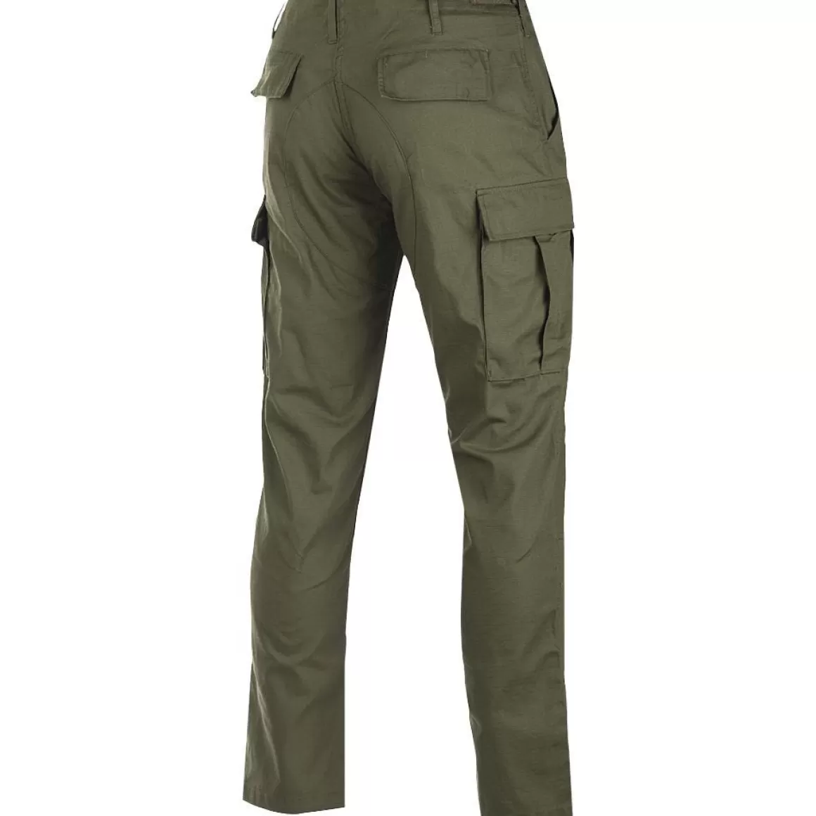 MFH Combat Uniforms>Teesar Us Bdu Trousers Ripstop Slimfit Olive