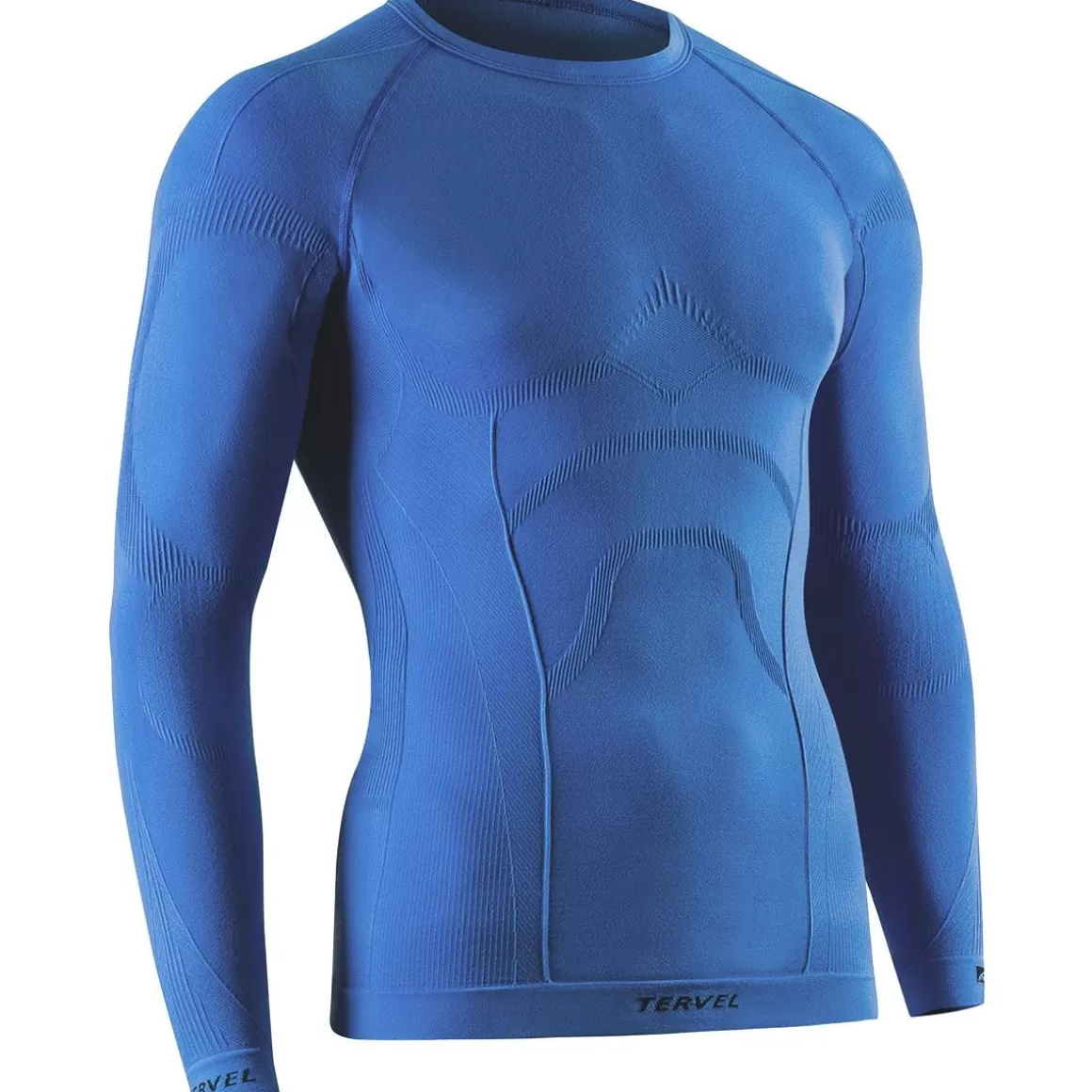 Brandit Base Layers>Tervel Comfortline Shirt Long Sleeve Blue