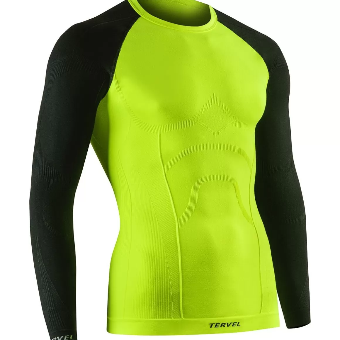 Maxpedition Base Layers>Tervel Comfortline Shirt Long Sleeve Yellow Fluo / Black