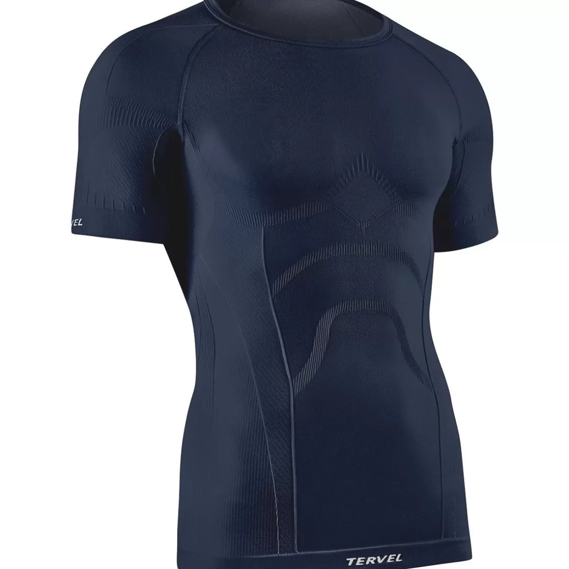 Tervel Base Layers> Comfortline Shirt Short Sleeve Navy